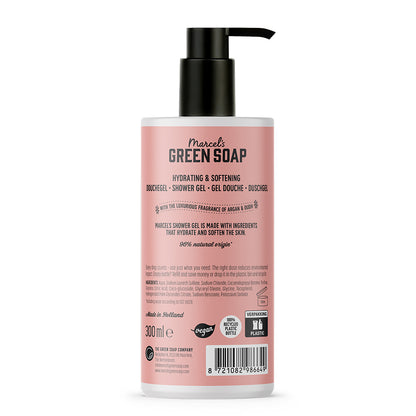 Marcel's Green Soap Shower Gel Argan & Oudh 300.00 Milliliter