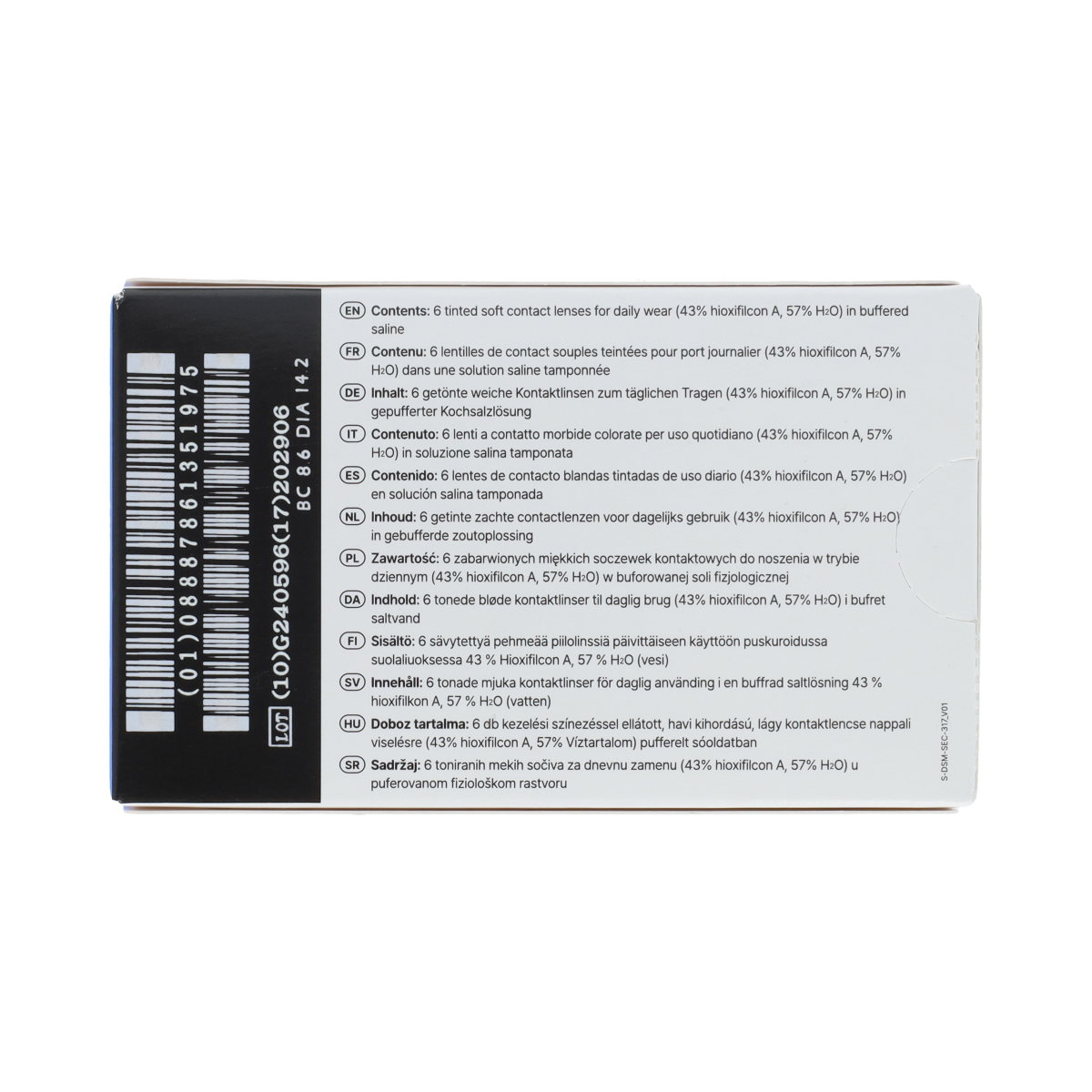 Eyefresh Eye Fresh maandlenzen 6-pack -1.25 6.00 Stuks
