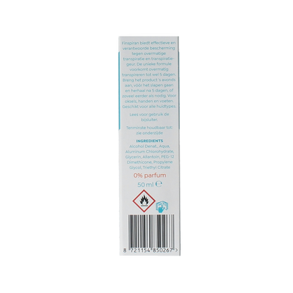 Finspiran Anti-transpirant spray 50.00 Milliliter
