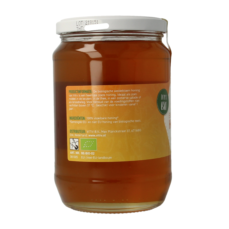 Vitiv Honing vloeibaar bio 900 Gram