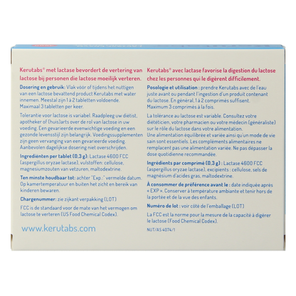 Kerutabs Lactase enzym 4600 FCC 15 Tabletten