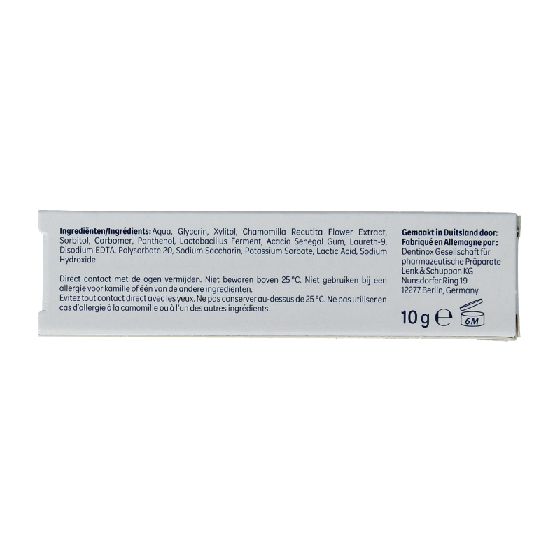 Dentinox Tand gel 10 Gram