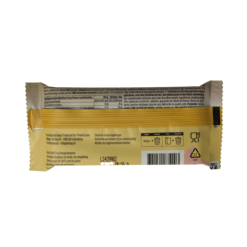 Stroap Protein choco cup speculoos milk chocolate 42 Gram