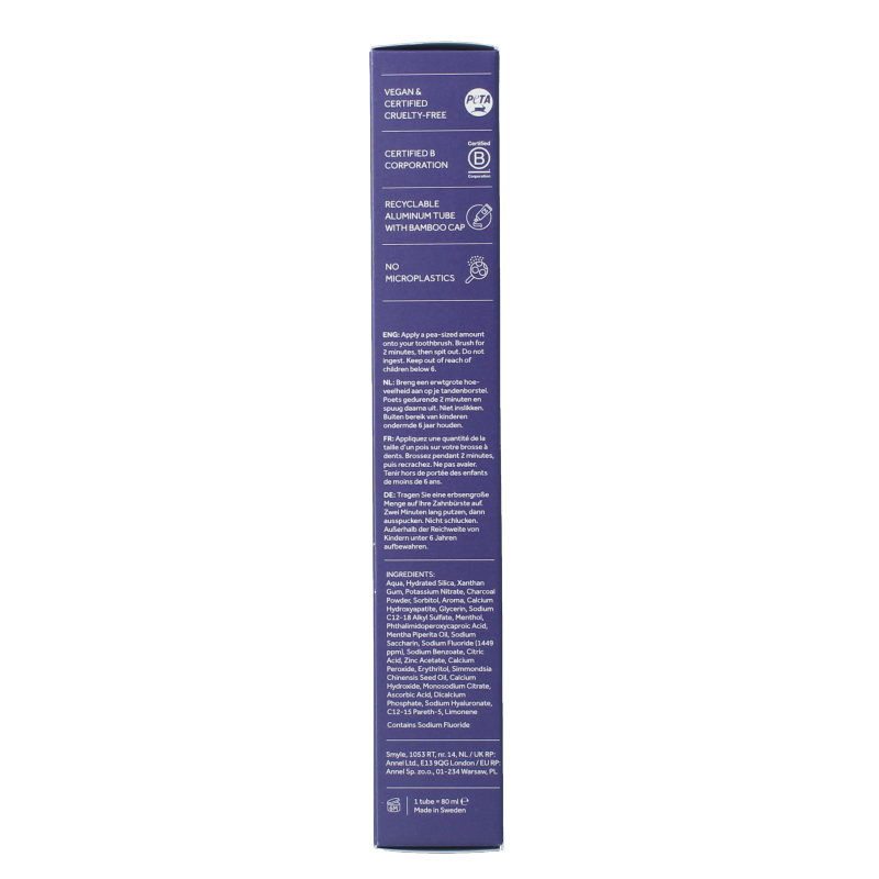 Smyle Tandpasta whitening tube 80 Milliliter