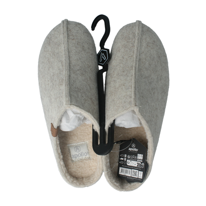Apollo Zweedse slof beige 39/40 dames 1 Paar