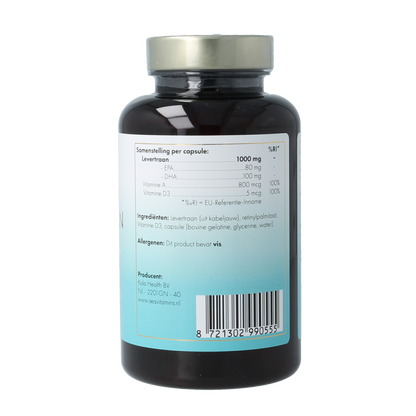 Liever Gezond Levertraan 90 Softgels