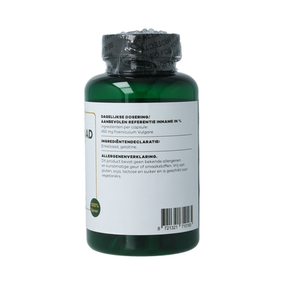 Liever Gezond Venkel zaad capsules fennel seed 100 Vegetarische capsules