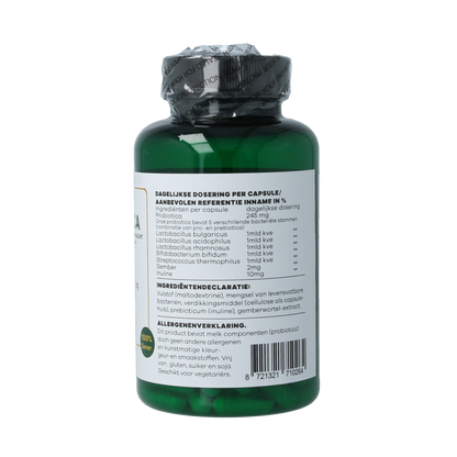 Liever Gezond Probiotica met prebiotica gember 60 Vegetarische capsules