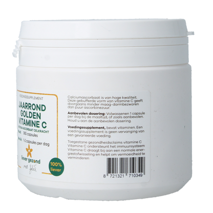 Liever Gezond Vitamine C jaarrond 365 Capsules