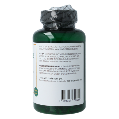 Liever Gezond Vitamine D3 75 mcg jaarrond levenslicht 365.00 Softgels