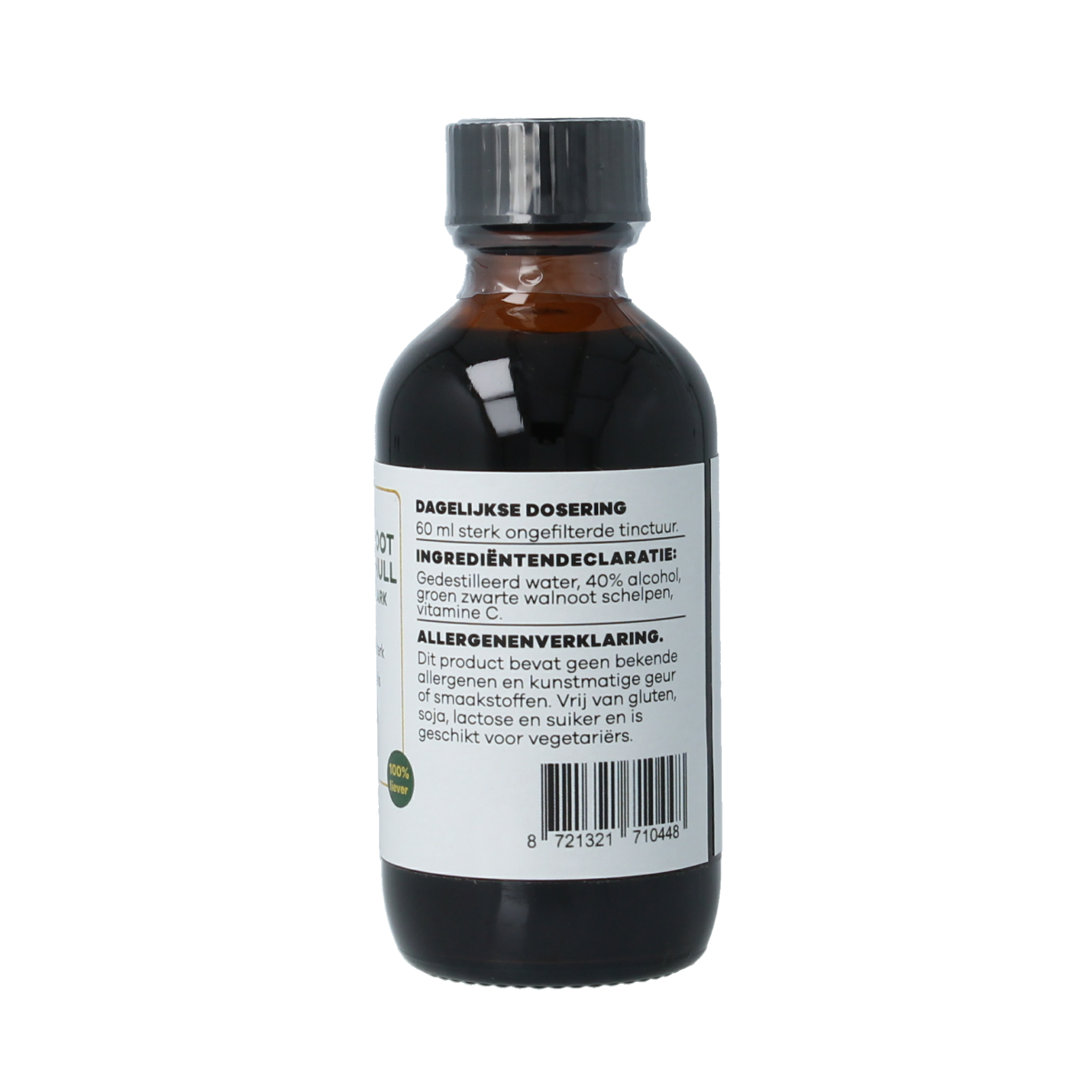 Liever Gezond Zwarte walnootschil tinctuur clark 60.00 Milliliter