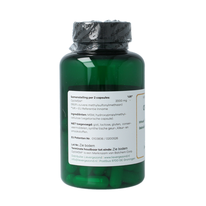 Liever Gezond Opti msm 1000mg 60 Vegetarische capsules