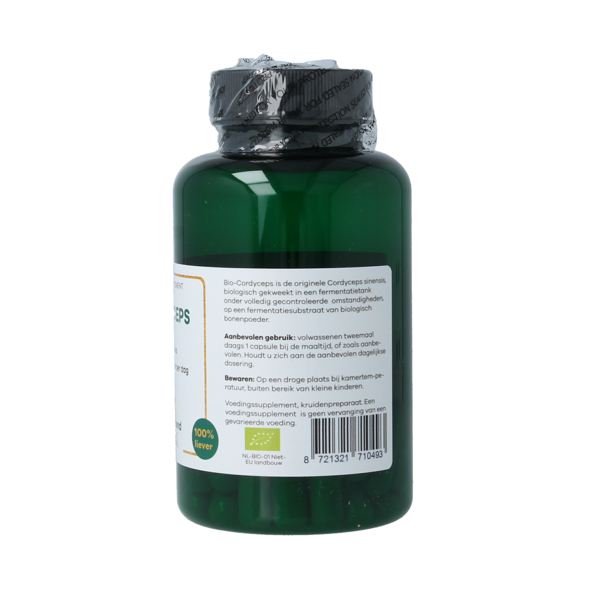 Liever Gezond Cordyceps 800mg organic 60.00 Vegetarische capsules