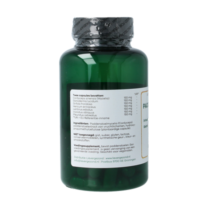 Liever Gezond Paddenstoelenmix 525mg bio 60 Vegetarische capsules