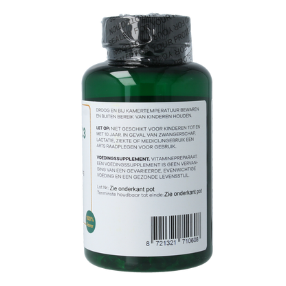 Liever Gezond Vitamine D3 25 mcg jaarrond levenslicht 365.00 Softgels