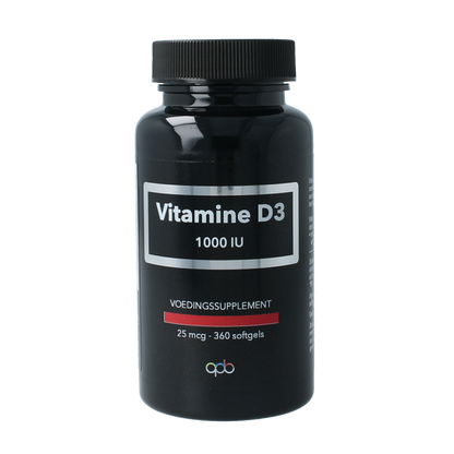 APB Holland Vitamine D3 1000IU 25mcg 360 Softgels