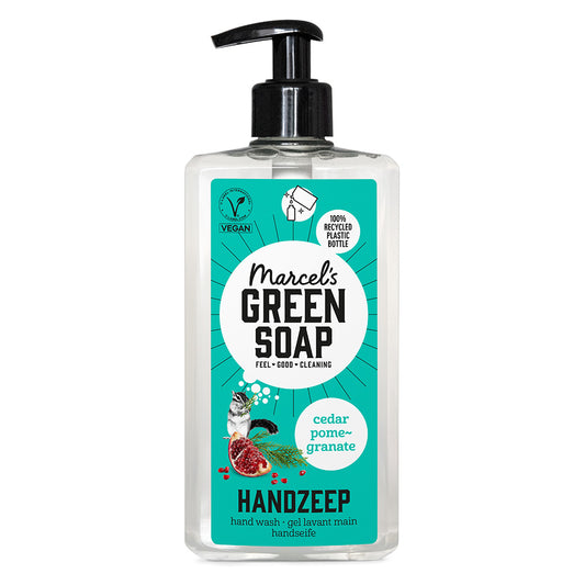 Marcel's Green Soap Handzeep Cedar & Pomegranate (500 ml) 500.00 Milliliter
