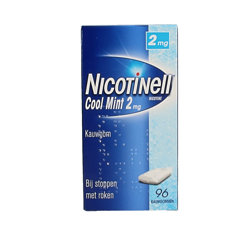 Nicotinell Kauwgom cool mint 2mg 96 Stuks