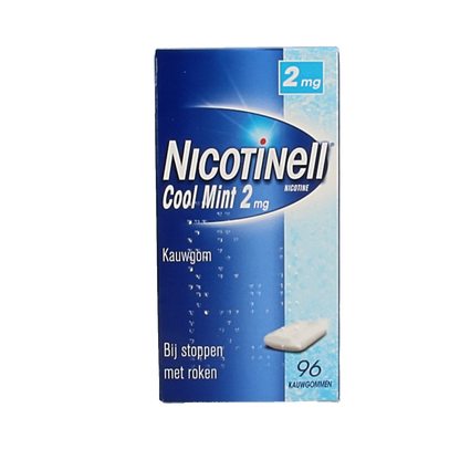 Nicotinell Kauwgom cool mint 2mg 96 Stuks