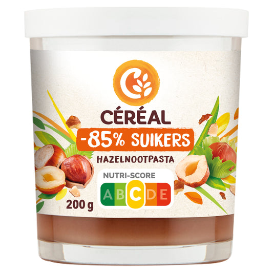 Cereal Hazelnootpasta suikervrij 200 Gram