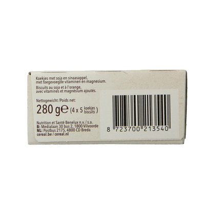 Cereal Koekjes soja/sinaasappel 280 Gram