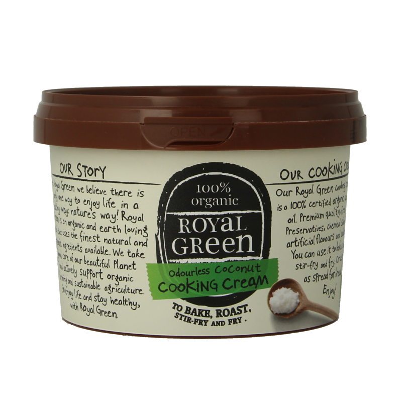 Royal Green Kokos cooking cream odourless bio 500 Milliliter