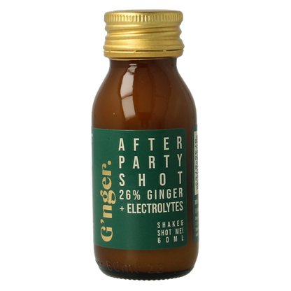 G'nger Shot gember vruchtensap after party 60 Milliliter