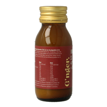 G'nger Shot gember vruchtensap immunity 60 Milliliter