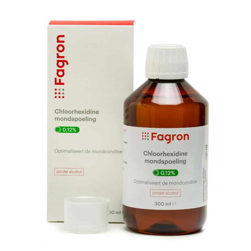 Fagron Chloorhexidine mondspoeling 0.12% 300.00 Milliliter