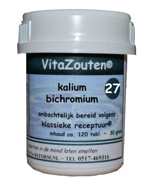 Vitazouten Kalium bichromicum VitaZout nr. 27 120.00 Tabletten