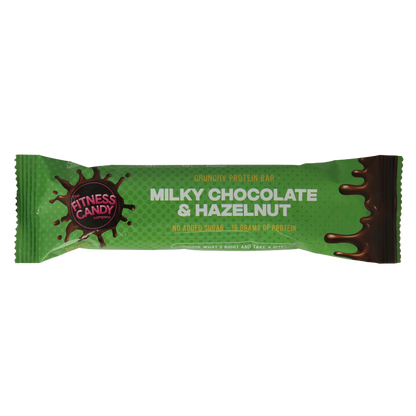 The fitness candy company Milky chocolate & hazelnut 55 Gram