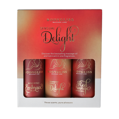 Bodygliss Sensual delight three-pack travel edition 150 Milliliter