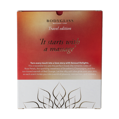 Bodygliss Sensual delight three-pack travel edition 150 Milliliter