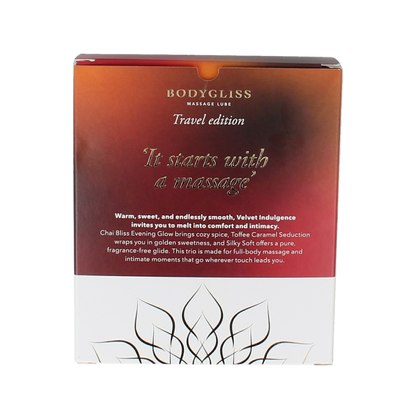 Bodygliss Velvet indulging three-pack travel edition 150 Milliliter