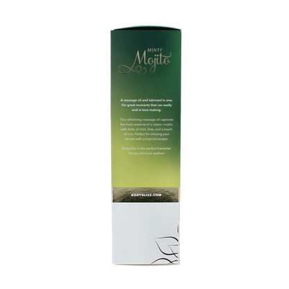 Bodygliss Massage olie/glijmiddel minty mojito 150 Milliliter