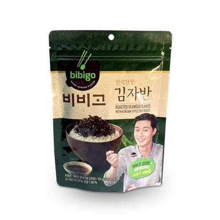 Bibigo Crunchy zeewier vlokken 50 Gram