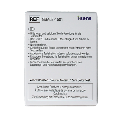 Caresens N glucose teststrips 50 Stuks