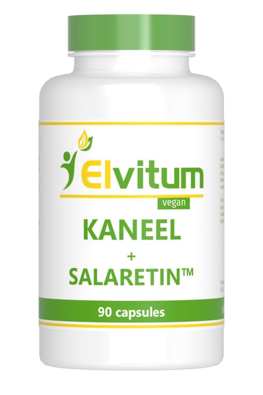 Elvitum  Kaneel met salaretin 90 Vegetarische capsules