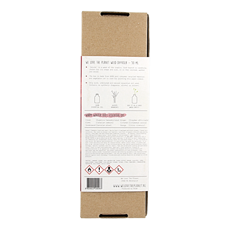 We Love Diffuser warm winter essential oil 50 Milliliter