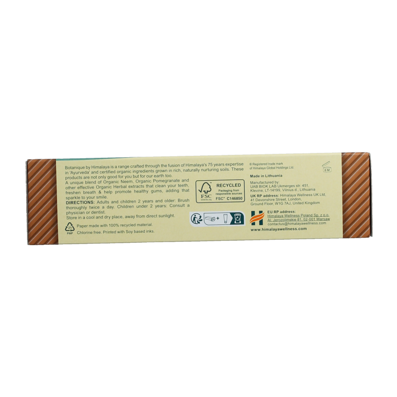Himalaya Neem pomegranate tandpasta org 150 Gram