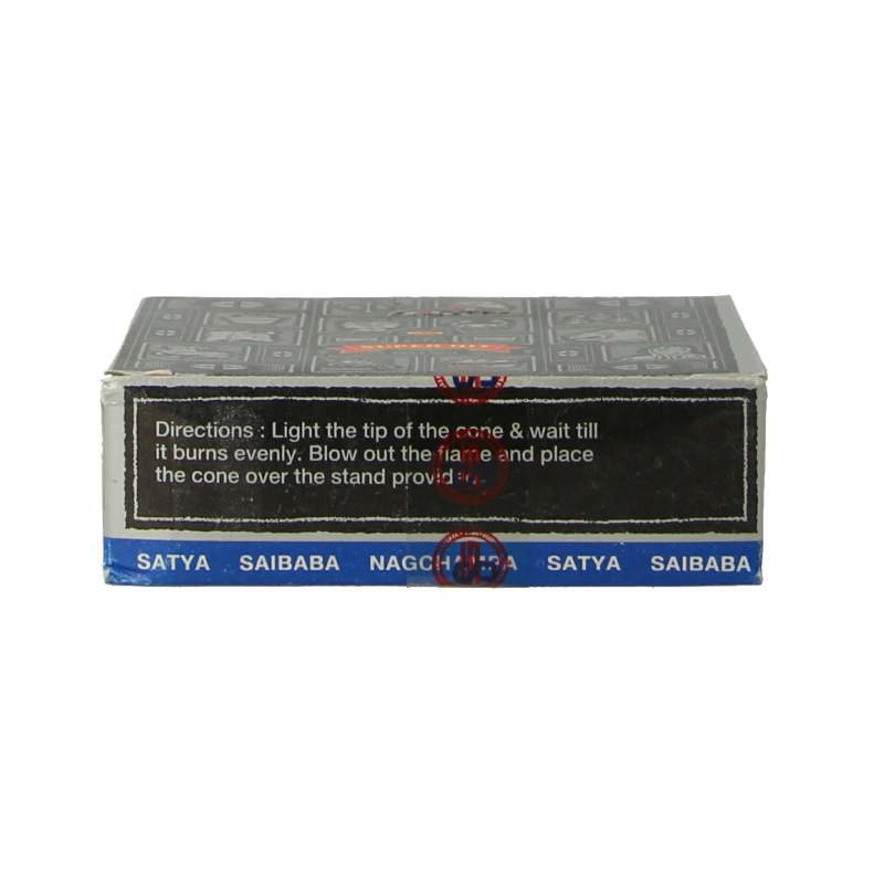 Natures Incense Kegelwierook nag champa 12 Stuks