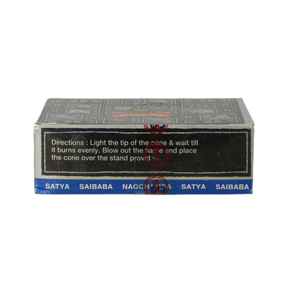 Natures Incense Kegelwierook nag champa 12 Stuks