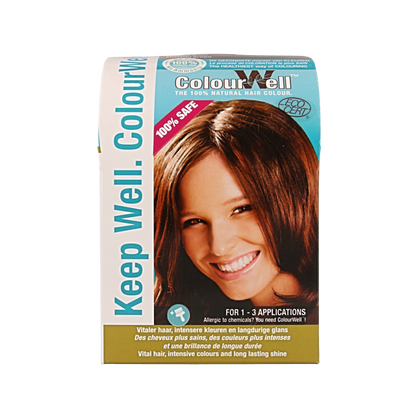 Colourwell 100% Natuurlijke haarkleuring kastanje bruin 100 Gram