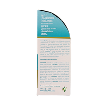 Colourwell 100% Natuurlijke haarkleuring kastanje bruin 100 Gram