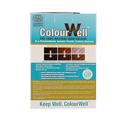 Colourwell 100% Natuurlijke haarkleuring kastanje bruin 100 Gram