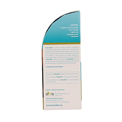 Colourwell 100% Natuurlijke haarkleuring kastanje bruin 100 Gram