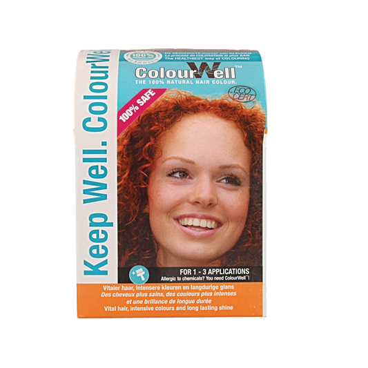 Colourwell 100% Natuurlijke haarkleur koper rood 100 Gram
