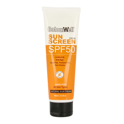Colourwell Natuurlijke zonnecreme SPF50 100.00 Milliliter