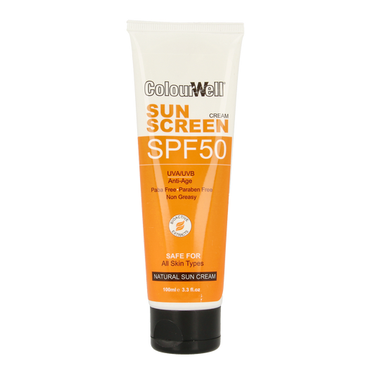 Colourwell Natuurlijke zonnecreme SPF50 100.00 Milliliter