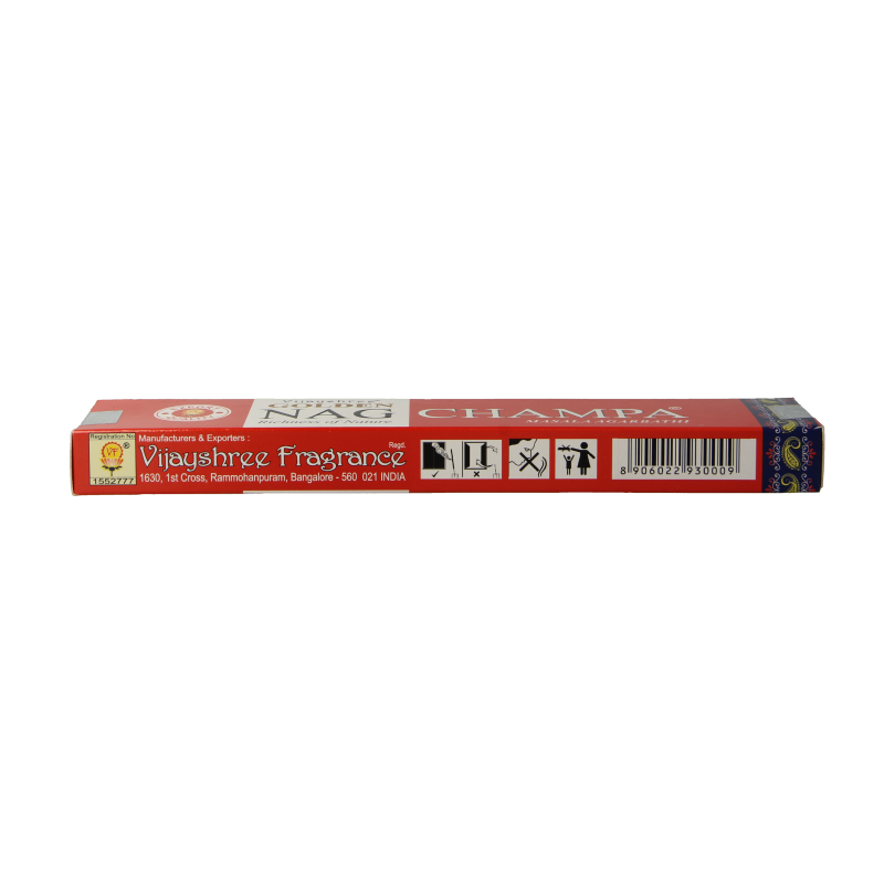 Nag Champa Wierookstokjes golden nag champa incense 15 Gram
